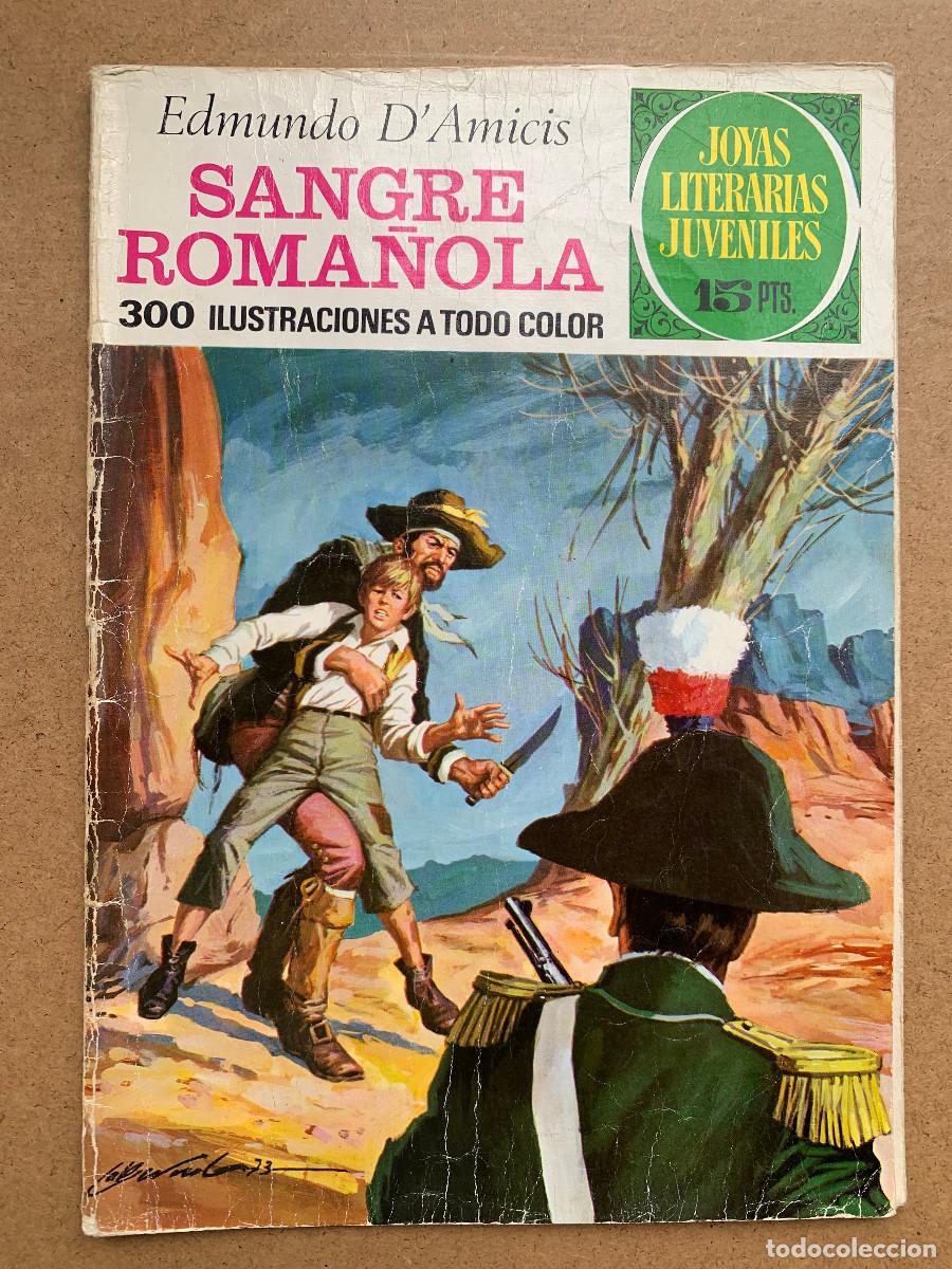 Tebeos: Joyas Literarias Juveniles n&ordm; 84: Sangre Roma&ntilde;ola de Edmundo D'Amicis - 1&ordf; Ed 1973