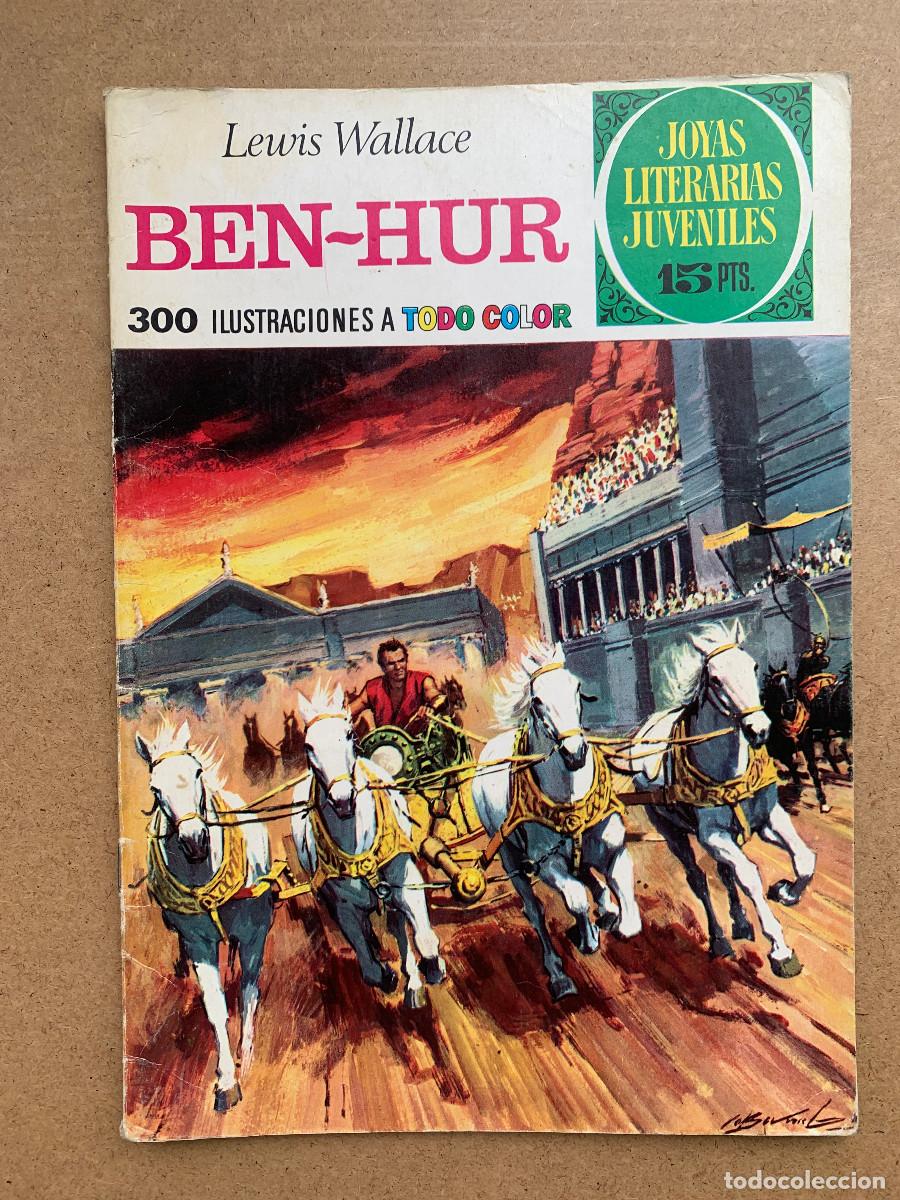 Tebeos: Joyas Literarias Juveniles n&ordm; 7: Ben - Hur de Lewis Wallace - 1&ordf; Edici&oacute;n 1970 - D2 Buen Estado