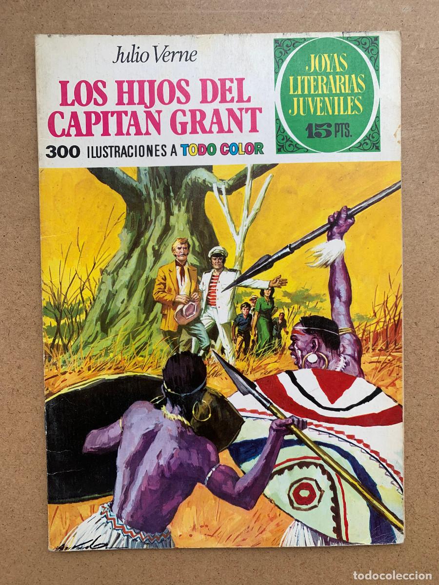 Tebeos: Joyas Literarias Juveniles n&ordm; 9: Los Hijos del Capit&aacute;n Grant de Julio Verne - D2 Buen Estado