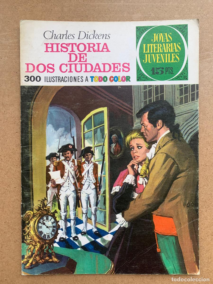 Tebeos: Joyas Literarias Juveniles n&ordm; 3: Historia de Dos Ciudades - 1&ordf; Edici&oacute;n 1970 Laberinto - Buen Estado