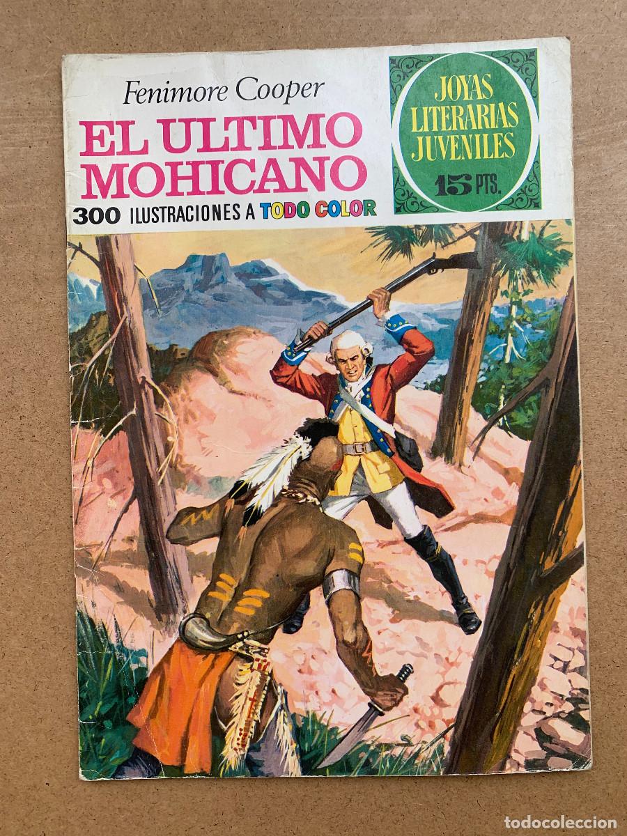 Tebeos: Joyas Literarias Juveniles n&ordm; 12: El &Uacute;ltimo Mohicano - 1&ordf; Edici&oacute;n 1970 - D2 Buen Estado