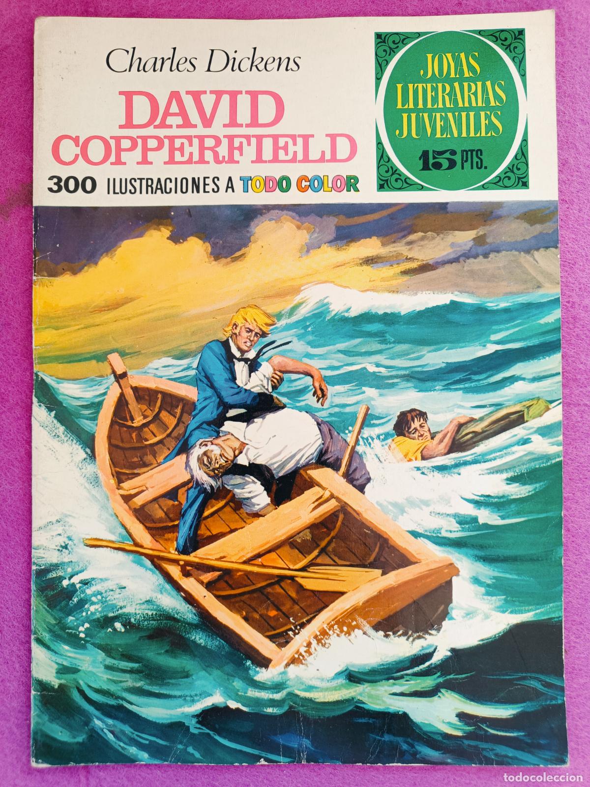 Tebeos: TEBEO JOYAS LITERARIAS JUVENILES CHARLES DICKENS DAVID COPPERFIELD N&ordm; 8 ED. BRUGUERA 1970