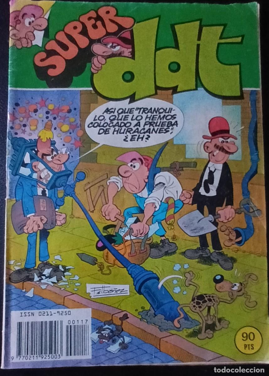 Tebeos: SUPER DDT-BRUGUERA- N&ordm; 117 -SIR TIM-MORTADELO Y PEPE GOTERA AP&Oacute;CRIFOS-1983-BUENO-DIF&Iacute;CIL-VEA-1516