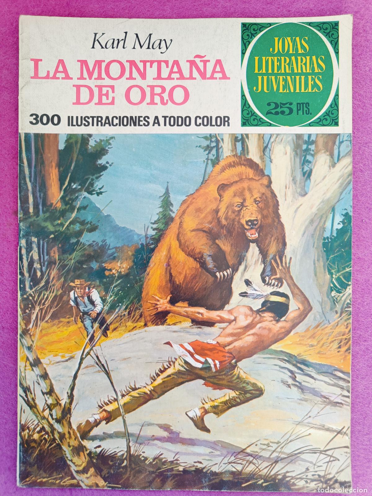 Tebeos: TEBEO JOYAS LITERARIAS JUVENILES KARL MAY LA MONTA&Ntilde;A DE ORO N&ordm; 43 ED. BRUGUERA 1975