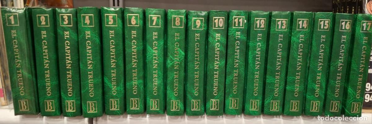 Tebeos: CAPITAN TRUENO. EDICIONES B. COLECCION COMPLETA DE LUJO ENCUADERNADA EN GUAFLEX. 17 TOMOS