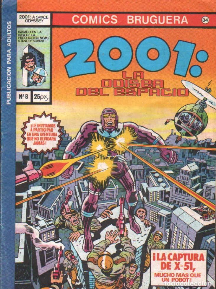 Tebeos: COMICS BRUGUERA 2001: LA ODISEA DEL ESPACIO N&ordm; 8. A-COMIC-9263