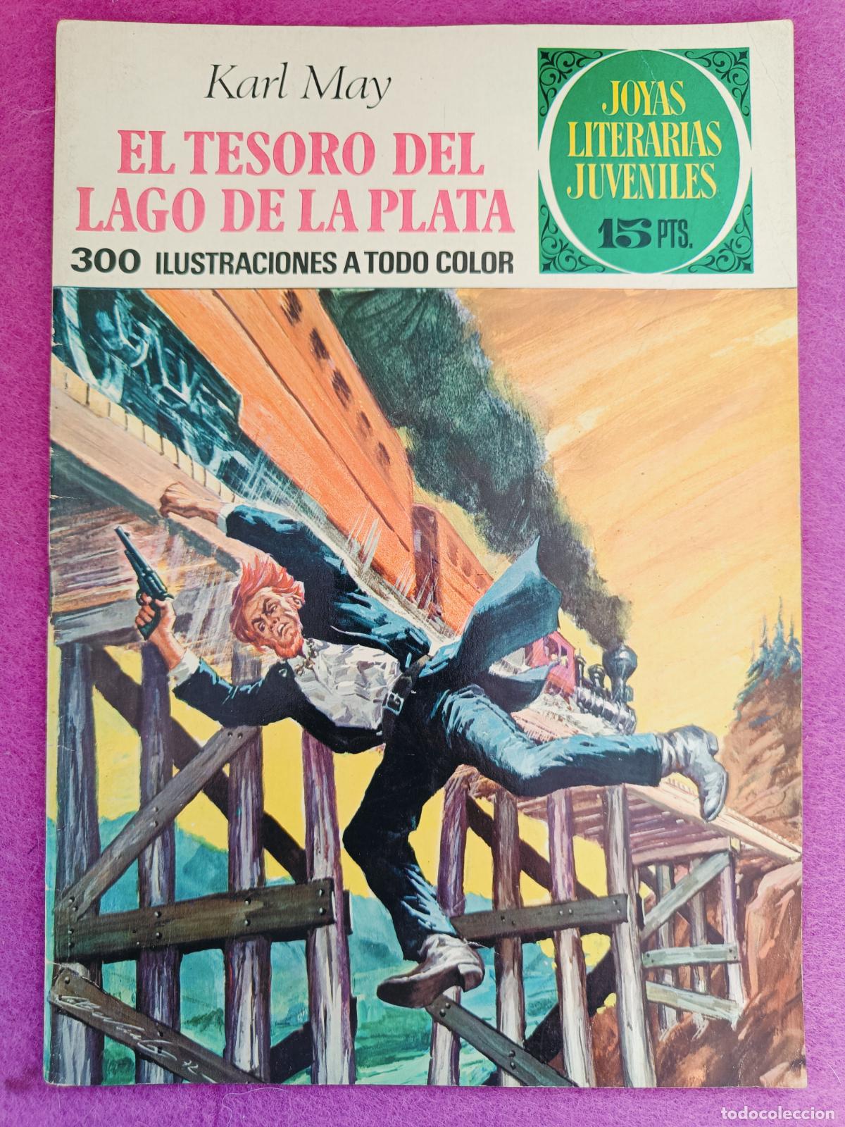Tebeos: TEBEO JOYAS LITERARIAS JUVENILES KARL MAY EL TESORO DEL LAGO DE LA PLATA N&ordm; 55 ED. BRUGUERA 1972