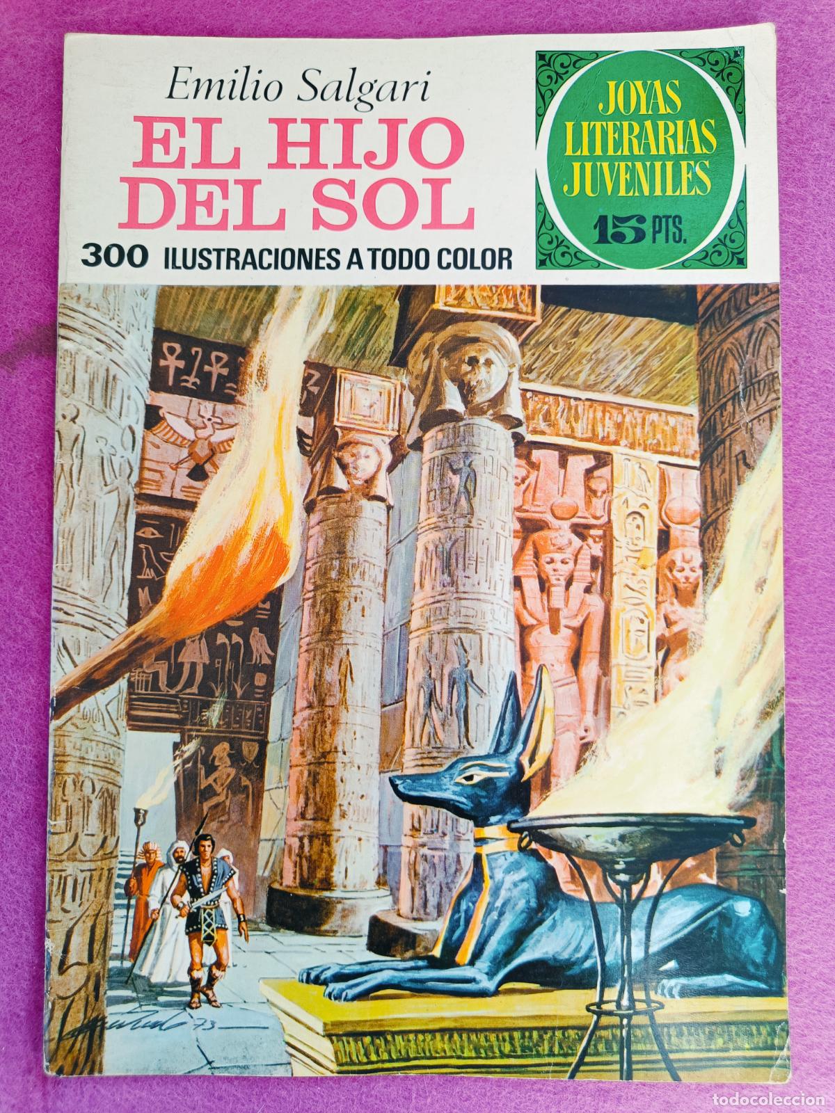 Tebeos: TEBEO JOYAS LITERARIAS JUVENILES EMILIO SALGARI EL HIJO DEL SOL N&ordm; 83 ED. BRUGUERA 1973