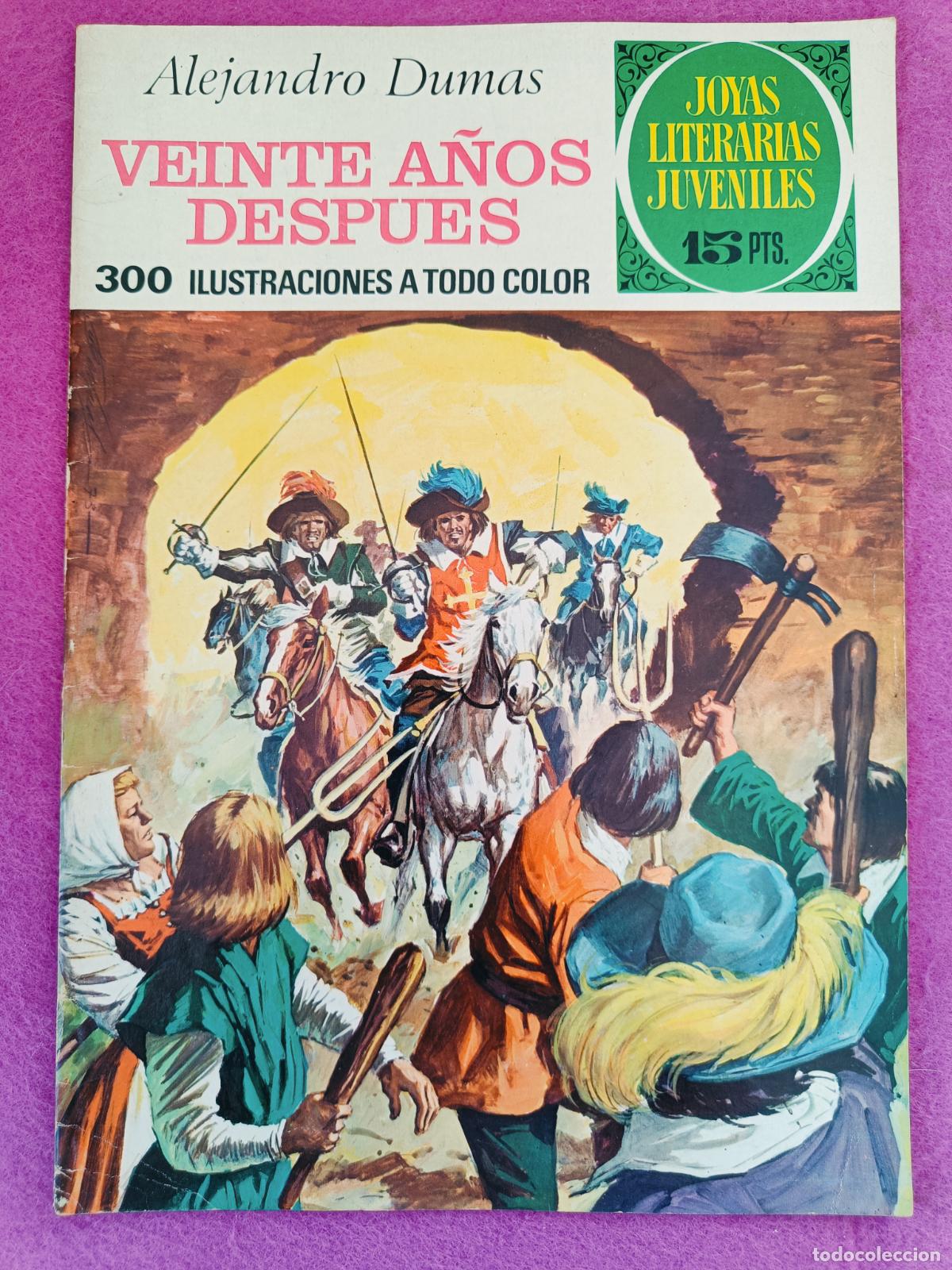 Livros de Banda Desenhada: TEBEO JOYAS LITERARIAS JUVENILES ALEJANDRO DUMAS VEINTE A&Ntilde;OS DESPUES N&ordm; 97 ED. BRUGUERA 1974