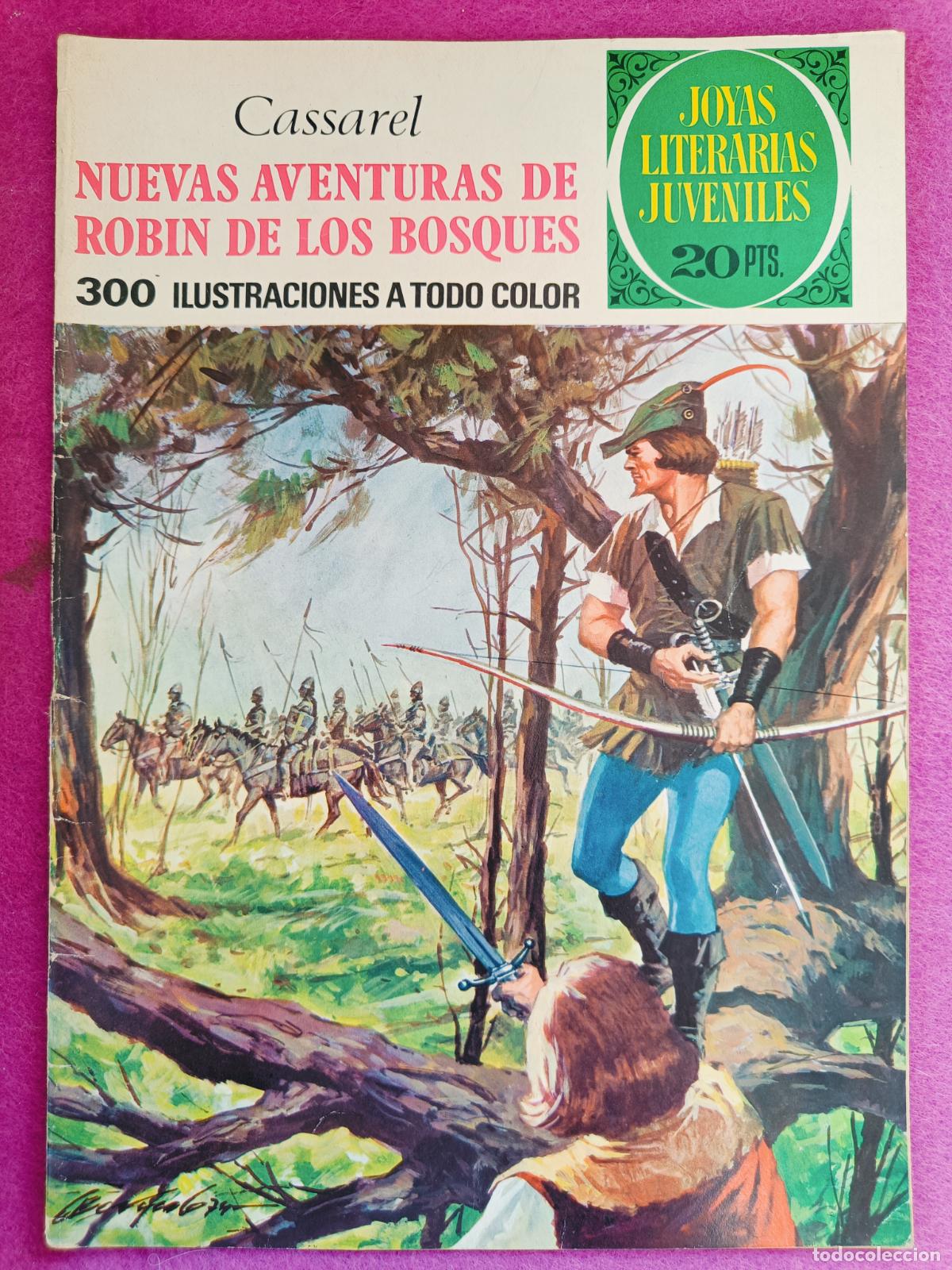 Tebeos: TEBEO JOYAS LITERARIAS JUVENILES CASSAREL NUEVAS AVENTURAS DE ROBIN DE LOS N&ordm; 119 ED. BRUGUERA 1974