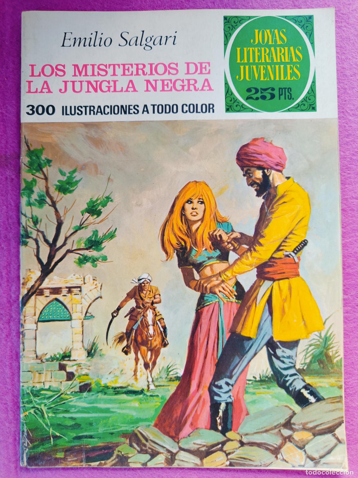 Tebeos: TEBEO JOYAS LITERARIAS JUVENILES EMILIO SALGARI LOS MISTERIOS DE LA JUNGLA N&ordm; 149 ED. BRUGUERA 1975