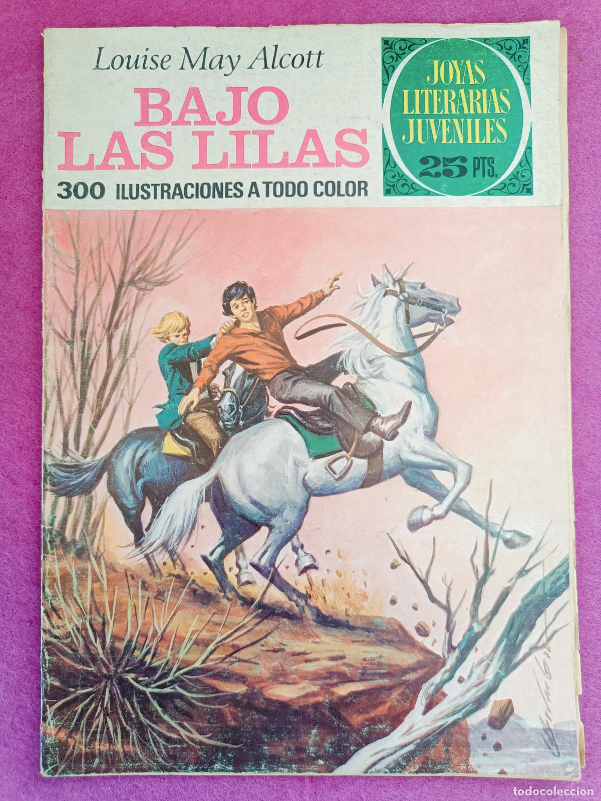 Tebeos: TEBEO JOYAS LITERARIAS JUVENILES LOUISE MAY ALCOTT BAJO LAS LILAS N&ordm; 169 ED. BRUGUERA 1976 1&ordf;ED
