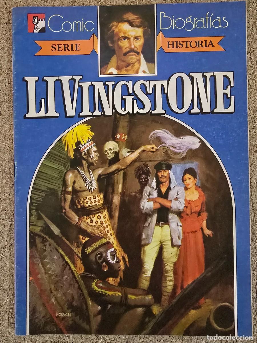 Tebeos: Comic Biografias.Serie Historia 12.Livingstone.Bruguera