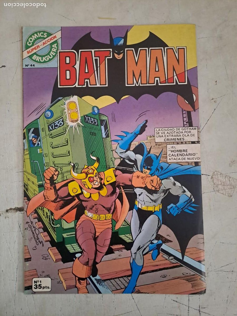 Tebeos: Comics Bruguera 44, Batman 1 en muy buen estado Bolsa DA