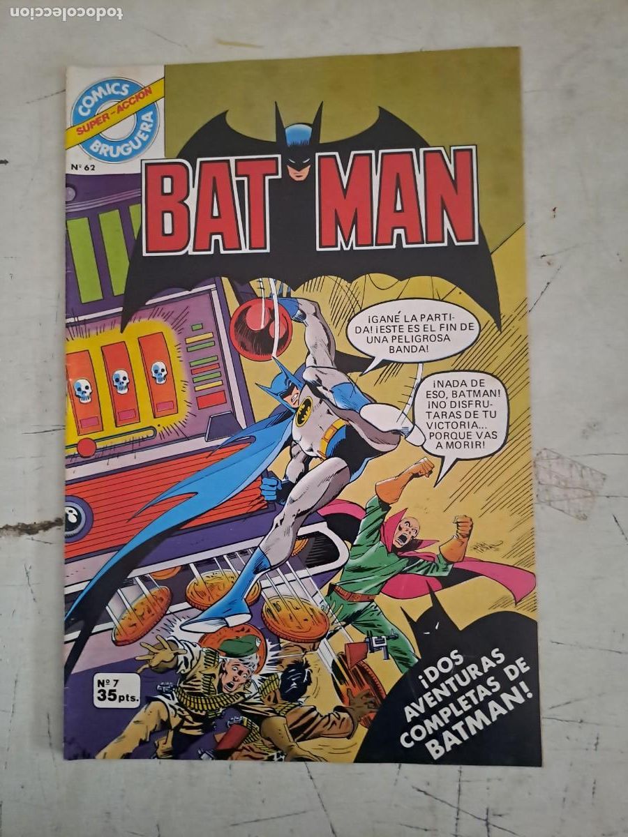 Tebeos: Comics Bruguera 62, Batman 7 en muy buen estado Bolsa DA