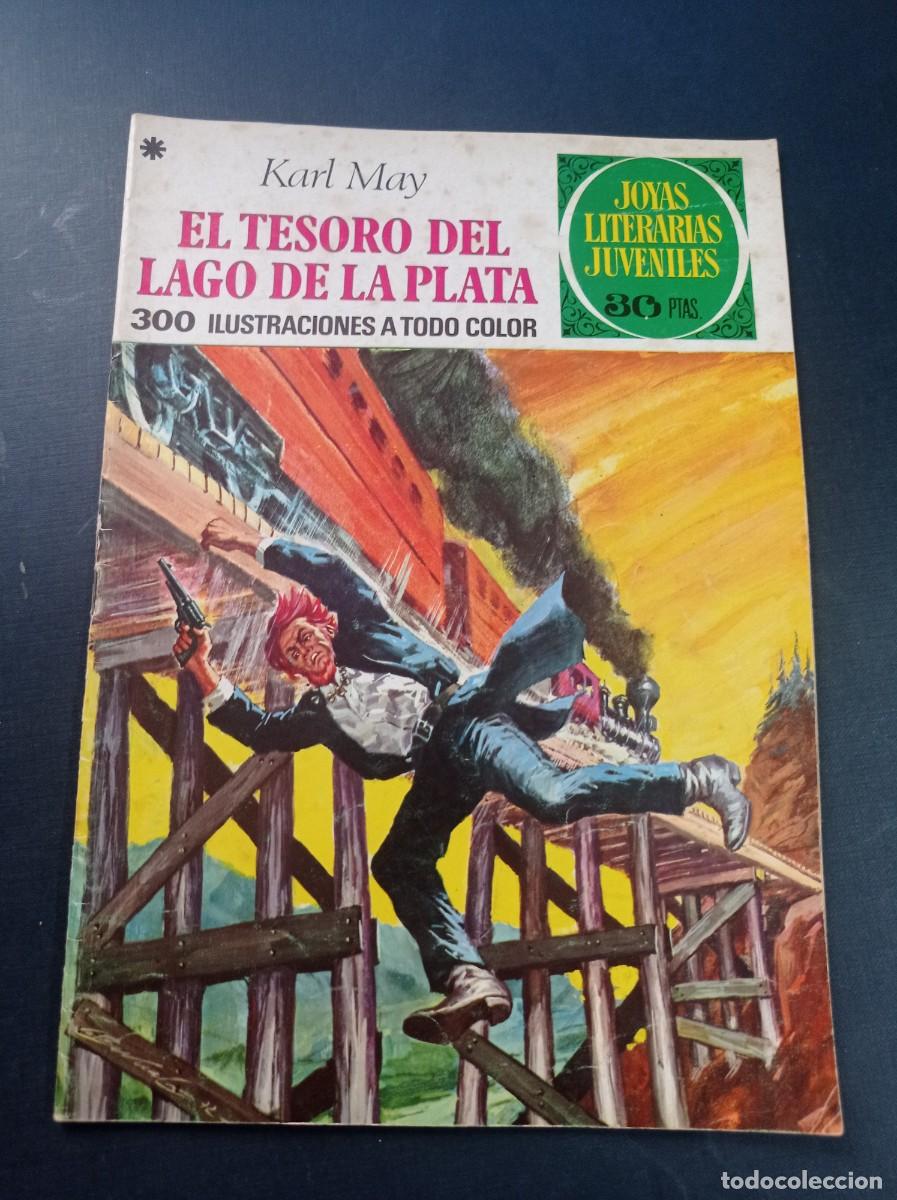Tebeos: EL TESORO DEL LAGO DE LA PLATA. KARL MAY. JOYAS LITERARIAS JUVENILES 55. FUENTES MAN. BRUGUERA 1972