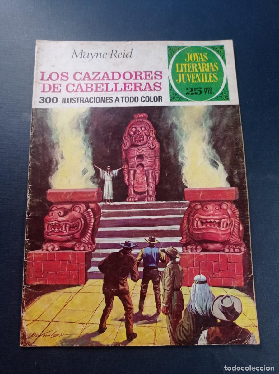 Tebeos: LOS CAZADORES DE CABELLERAS. MAYNE REID. JOYAS LITERARIAS JUVENILES N&ordm; 66. GRAU. BRUGUERA 1972 ++