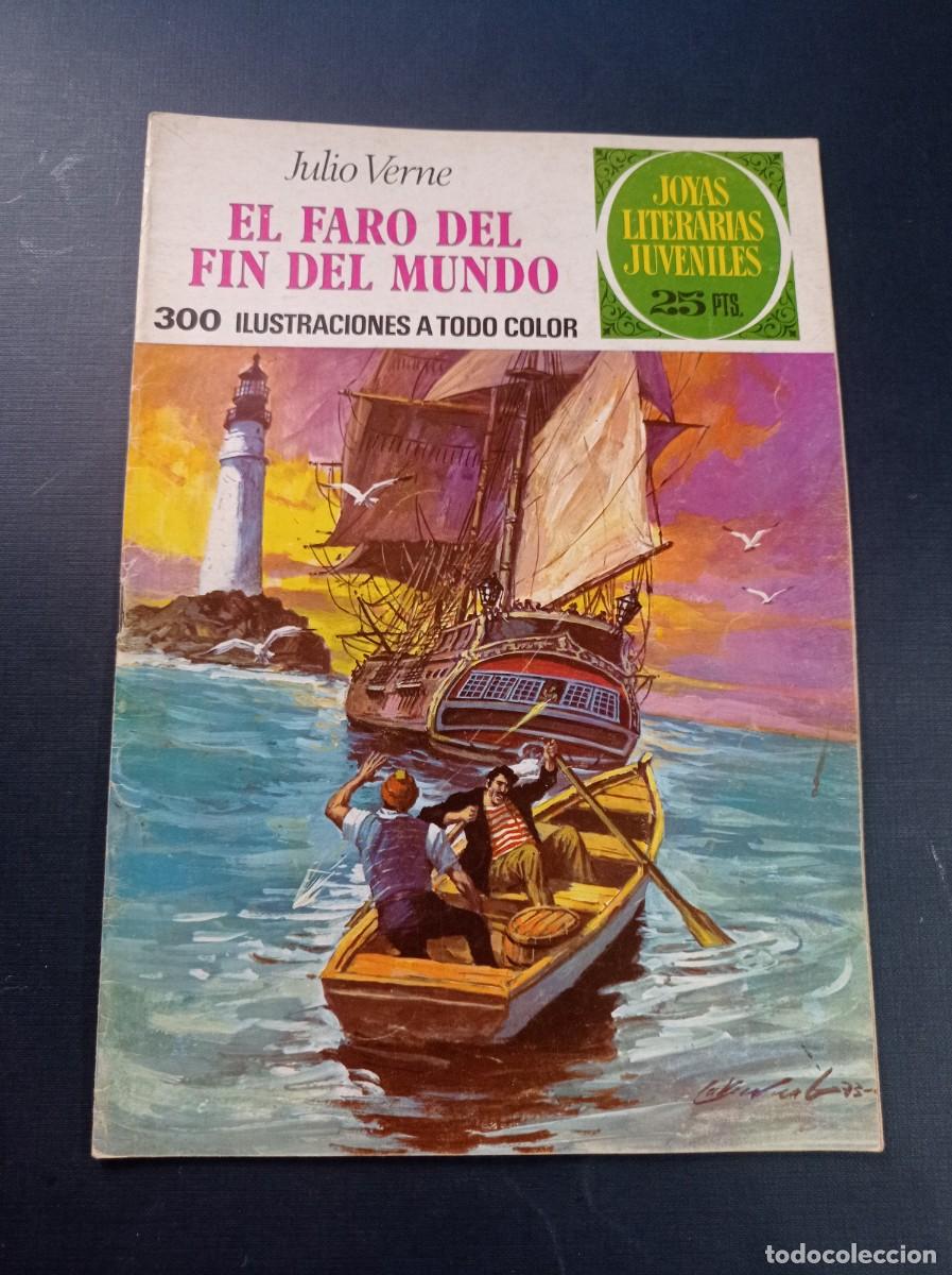 Tebeos: EL FARO DEL FIN DEL MUNDO. JULIO VERNE. JOYAS LITERARIAS JUVENILES 91. BERNAL, OSETE. BRUGUERA 1977