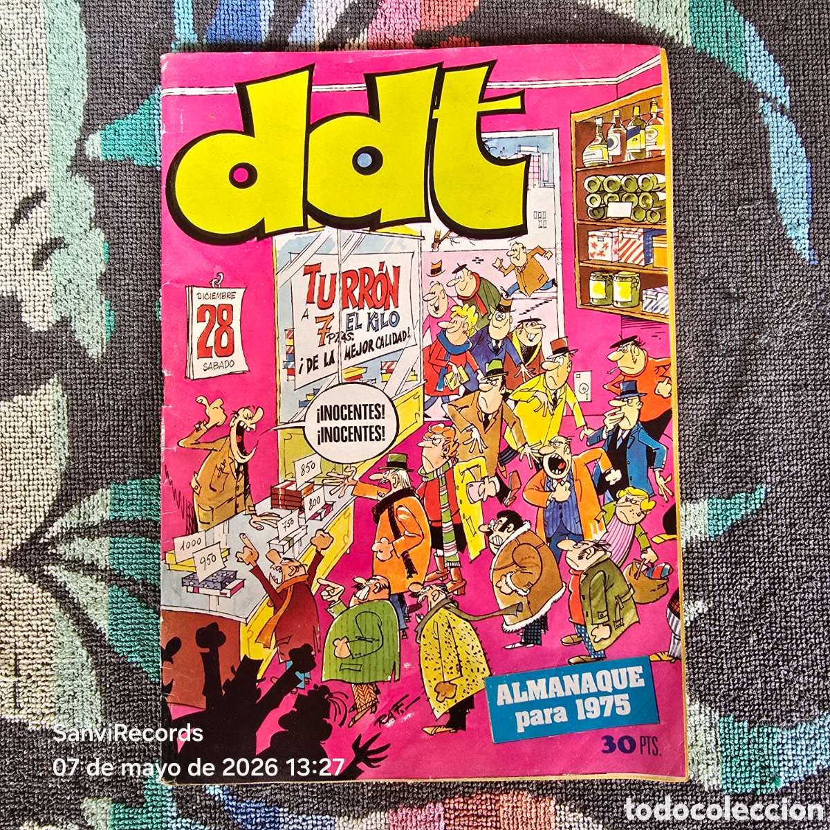 Tebeos: DDT: ALMANAQUE PARA 1975 (BRUGUERA)