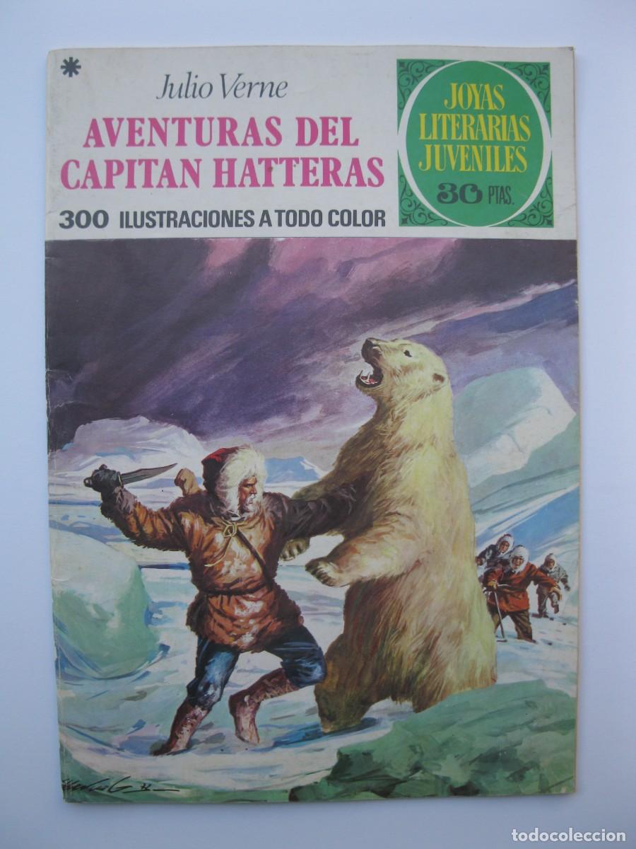 Tebeos: JOYAS LITERARIAS JUVENILES - N&ordm; 71 - AVENTURAS DEL CAPIT&Aacute;N HATTERAS - J. VERNE - BRUGUERA - A&Ntilde;O 1978