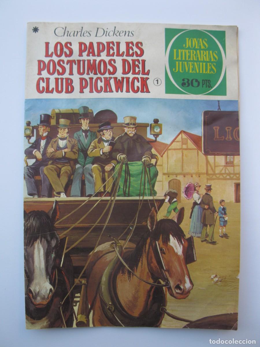 Tebeos: JOYAS LITERARIAS JUVENILES - N&ordm; 199 - LOS PAPELES P&Oacute;STUMOS DEL CLUB PICKWICK 1 - BRUGUERA - A&Ntilde;O 1978