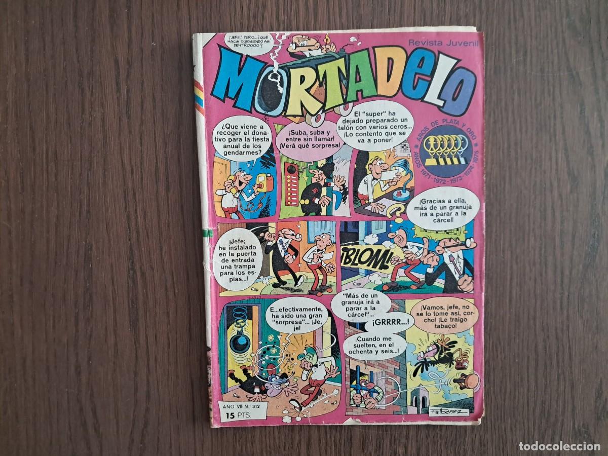 Tebeos: Antiguo tebeo, c&oacute;mic - Mortadelo - A&ntilde;o VII. N&ordm; 312 - Editorial Bruguera - 1976