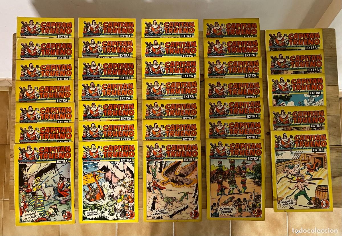 Tebeos: LOTE 33 COMICS CAPITAN TRUENO EXTRA 1962 ORIGINAL 109 AL 141