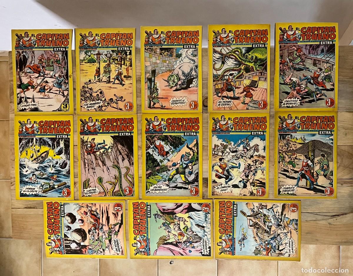 Tebeos: LOTE 13 COMICS CAPITAN TRUENO EXTRA 1962 ORIGINAL 143 AL 155