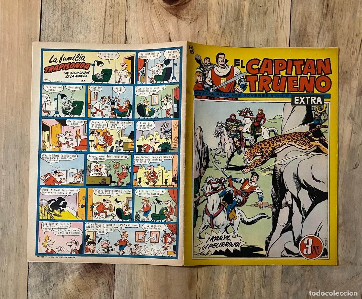Tebeos: COMIC CAPITAN TRUENO 156 EXTRA 1963 ORIGINAL ERROR A&Ntilde;O Y ENCUADRE P&Aacute;GINAS