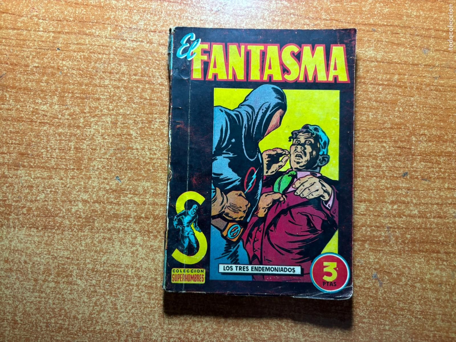 Tebeos: COLECCI&Oacute;N SUPERHOMBRES N&ordm; 5 EL FANTASMA LOS TRES ENDEMONIADOS EDITORIAL BRUGUERA