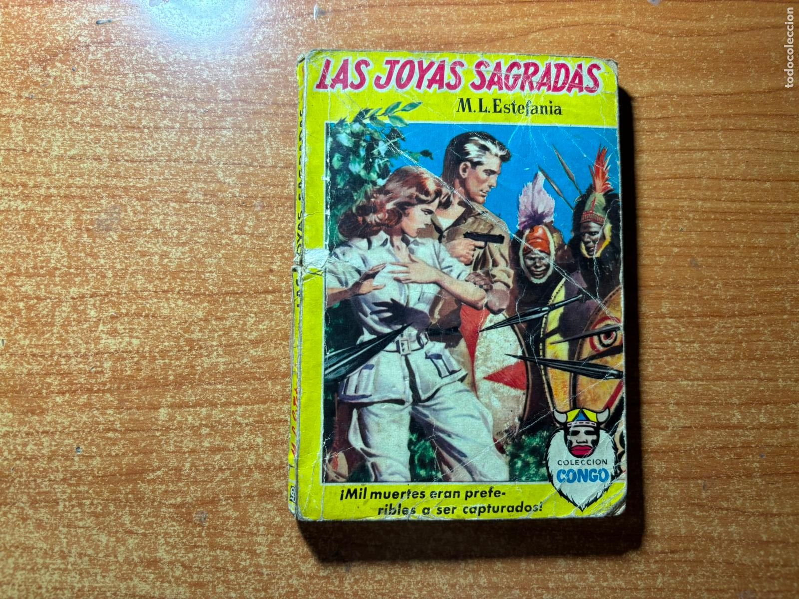 Tebeos: COLECCION CONGO N&ordm; 1 JOYAS SAGRADAS MARCIAL LAFUENTE EDITORIAL BRUGUERA, 1955