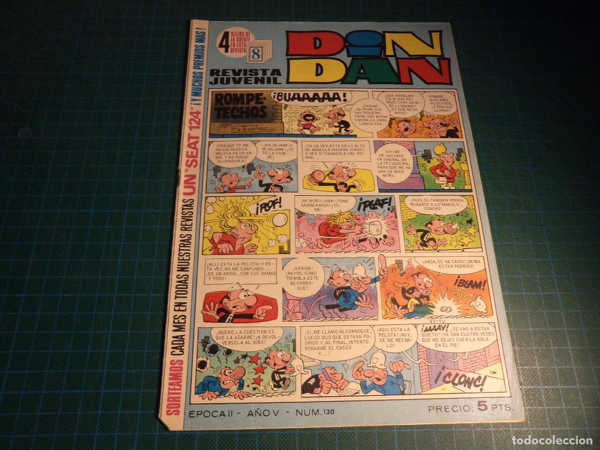 Tebeos: Din Dan. N&ordm; 130. Bruguera