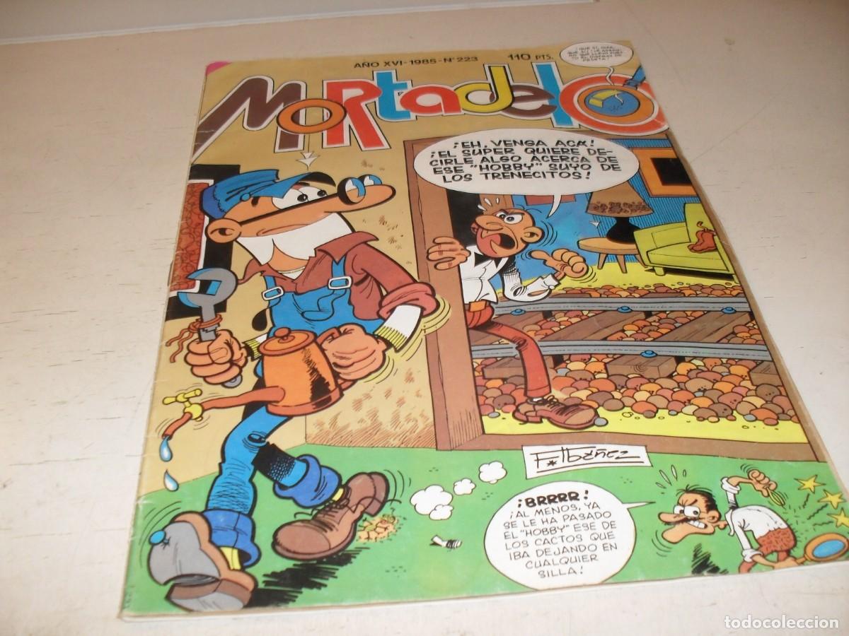 Tebeos: SUPER MORTADELO N&ordm; 223,DE 277,CON EL CRECEPELO INFALIBLE,NUNCA REEDITADO.BRUGUERA,1972