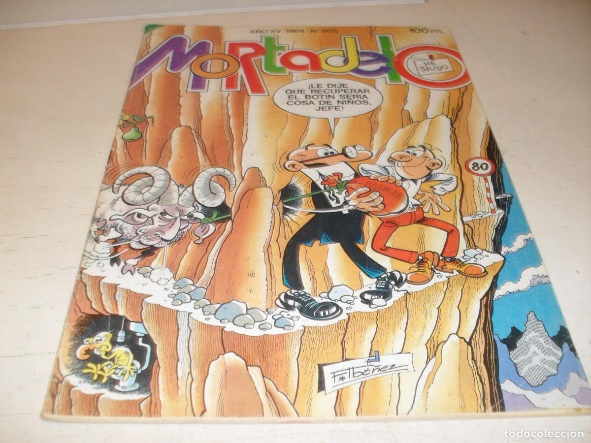 Tebeos: SUPER MORTADELO N&ordm; 205,DE 277,CON WESTERN EL ULTIMO HEROE,DE BERNET.BRUGUERA,1972