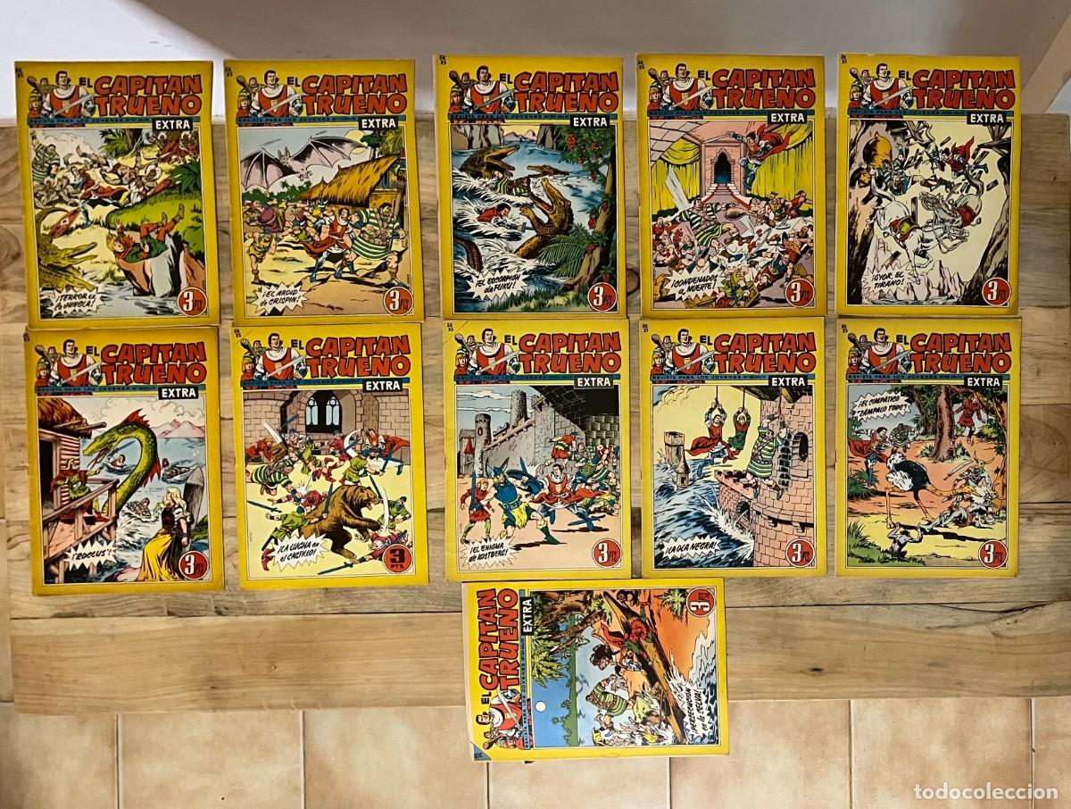 Tebeos: LOTE 11 COMICS CAPITAN TRUENO EXTRA 1963 ORIGINAL 157 AL 167