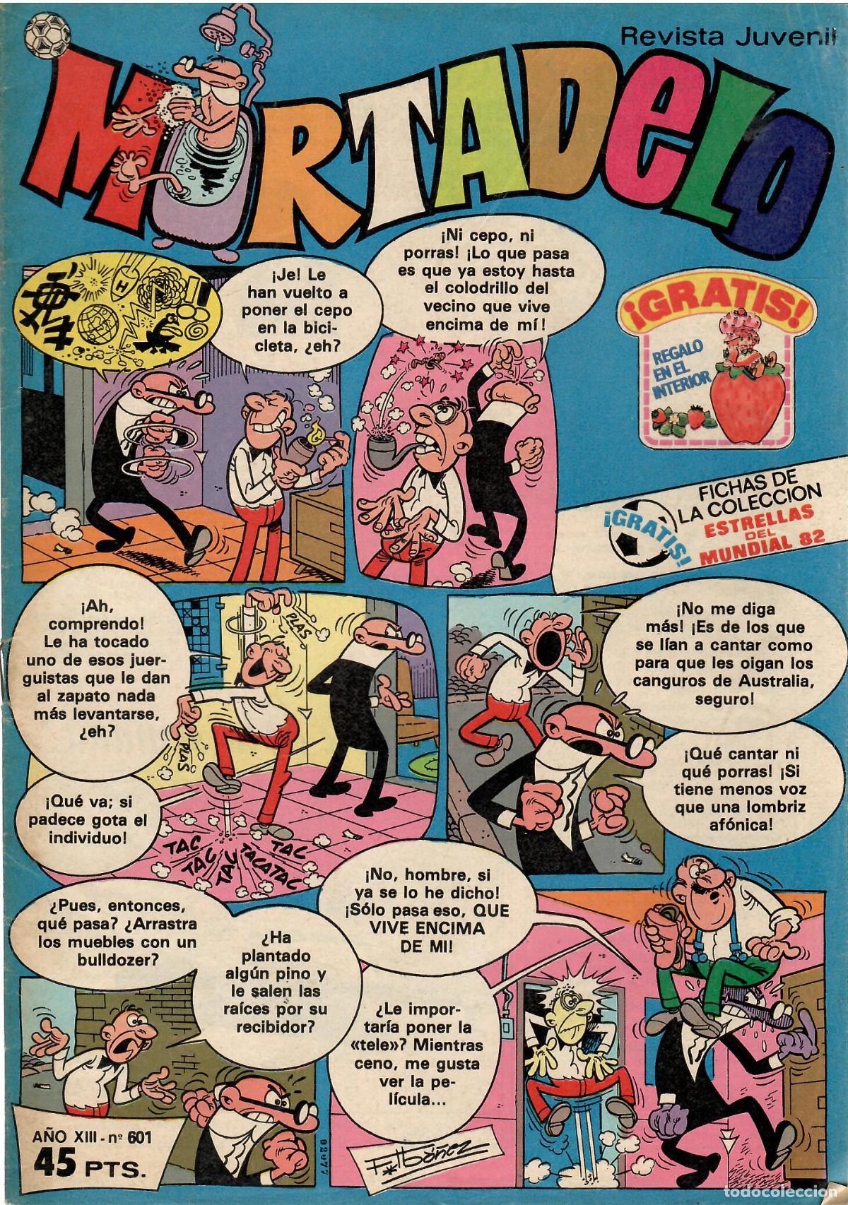 Tebeos: Comic Mortadelo, Revista juvenil, n&ordm; 601 - Bruguera