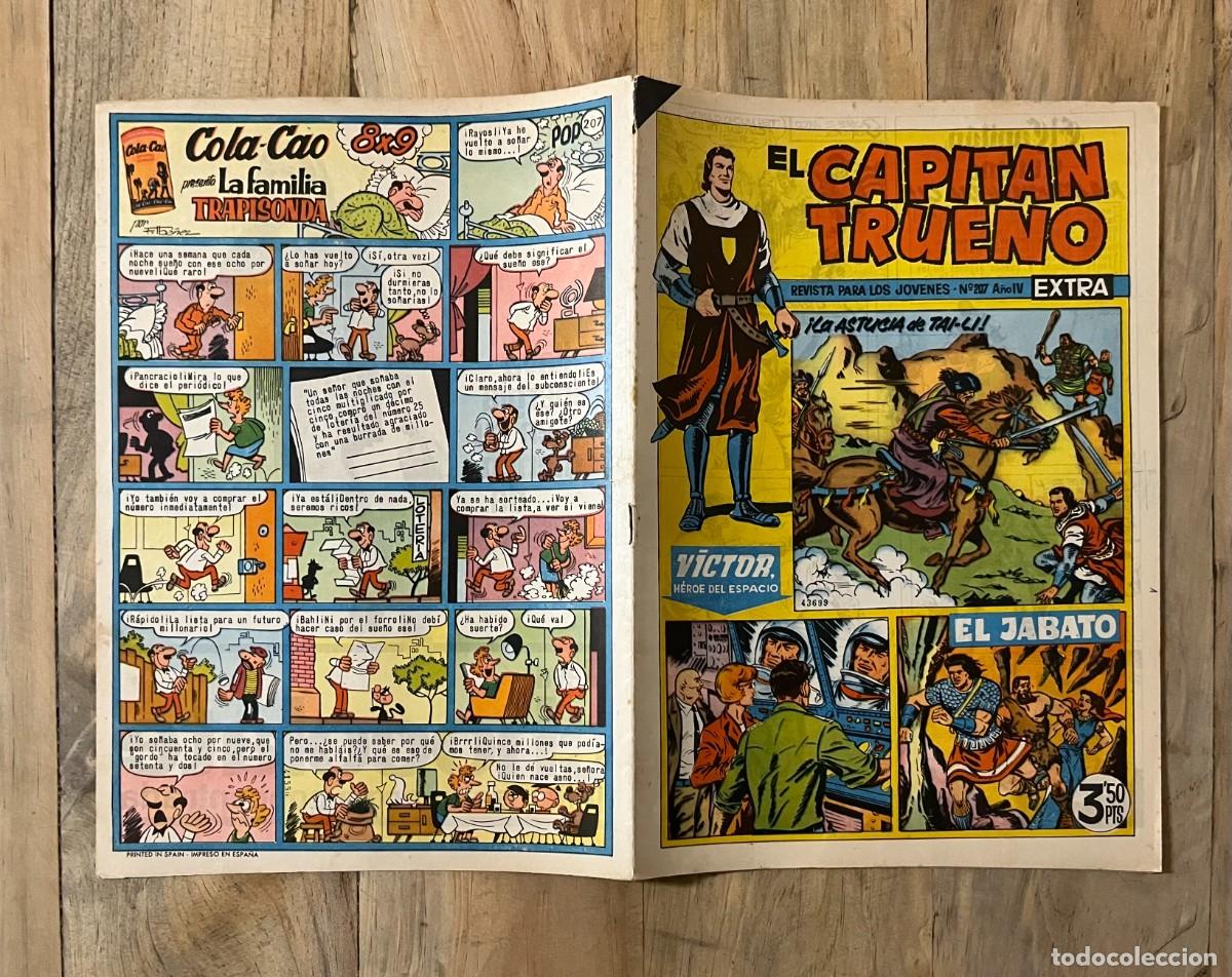 Tebeos: COMIC CAPITAN TRUENO 207 EXTRA 1963 ORIGINAL ERROR IMPRENTA PORTADA Y ENCUADRE P&Aacute;GINAS
