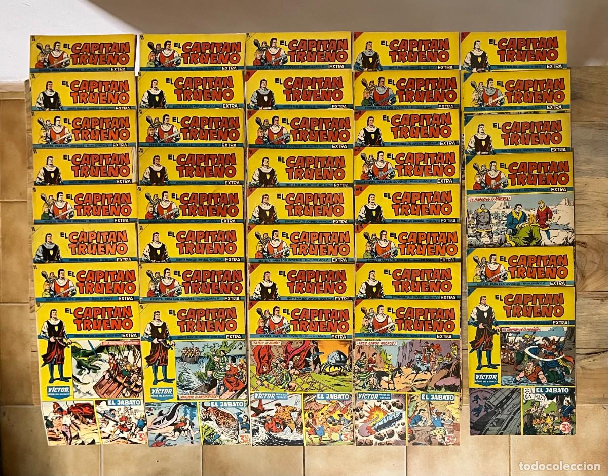 Tebeos: LOTE 39 COMICS CAPITAN TRUENO EXTRA 1964 ORIGINAL 208 AL 244 + 246 Y 247