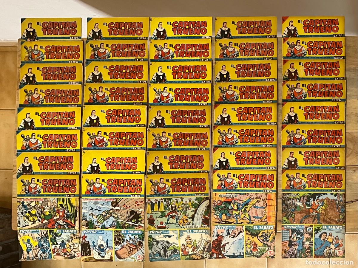Tebeos: LOTE 58 COMICS CAPITAN TRUENO EXTRA 1964 / 1965 ORIGINAL 249 AL 306