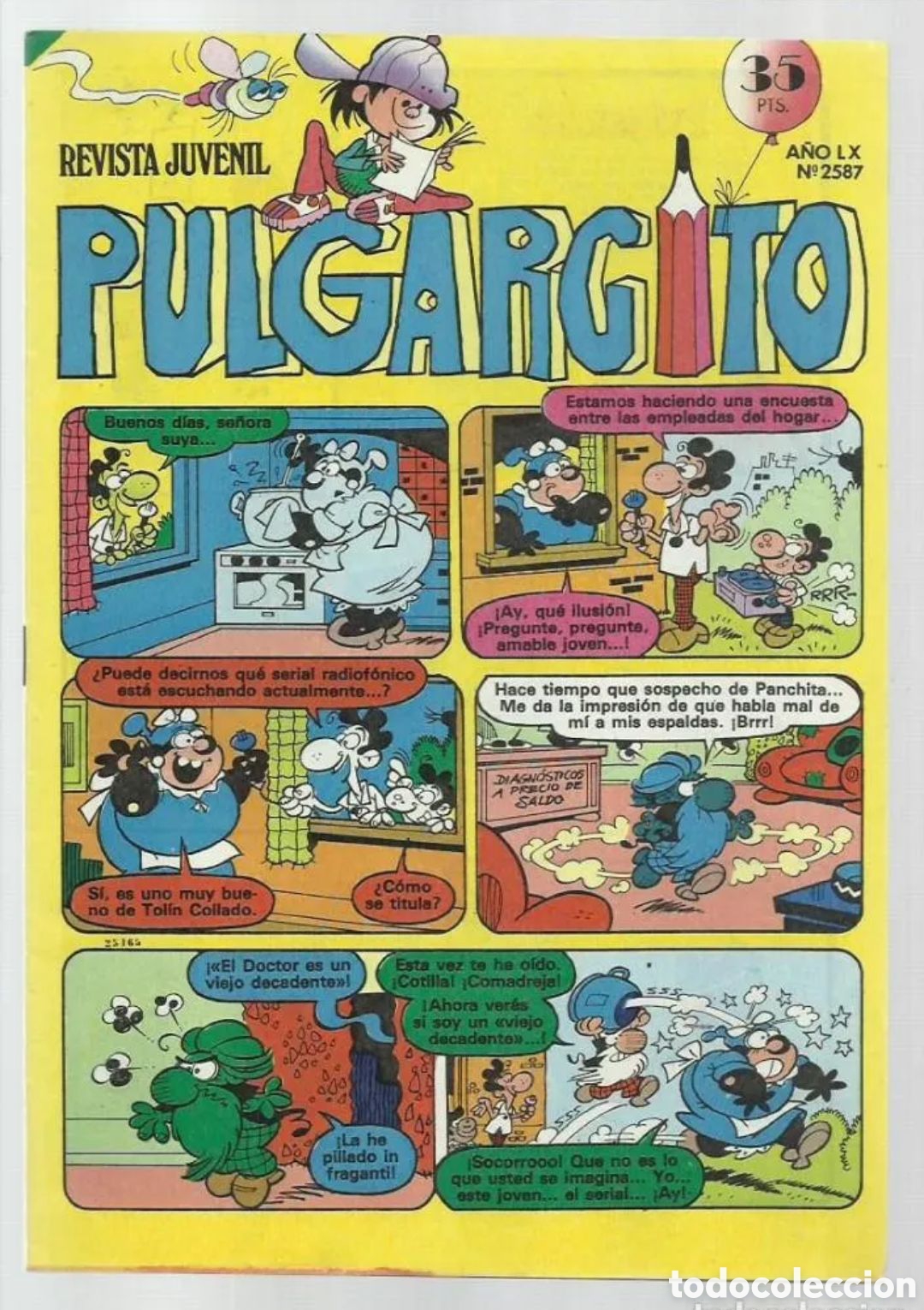 Tebeos: PULGARCITO N&Uacute;MERO 2587