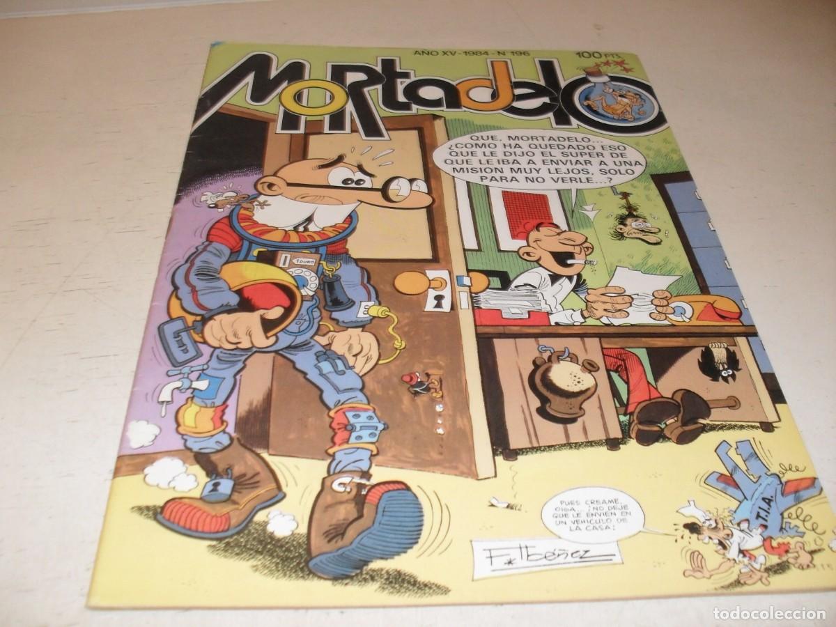 Tebeos: SUPER MORTADELO N&ordm; 196,EMPIEZA LA AVENTURA EL CACAO ESPACIAL.BRUGUERA,1972