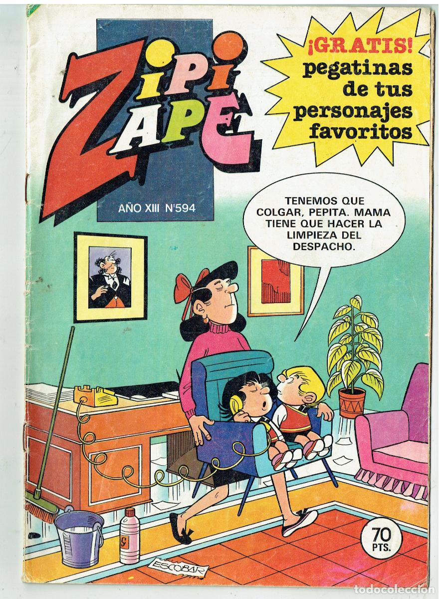 Tebeos: ZIPI Y ZAPE. N&ordm; 594. ASTROSNIKS/ ROBIN ROBOT. BRUGUERA, 1984 1981,