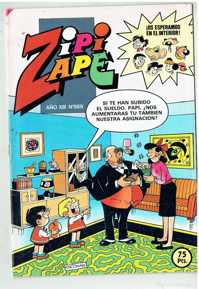 Tebeos: ZIPI Y ZAPE. N&ordm; 569. TREMENDO TOBY / BRUGUERA, 1984 1981,