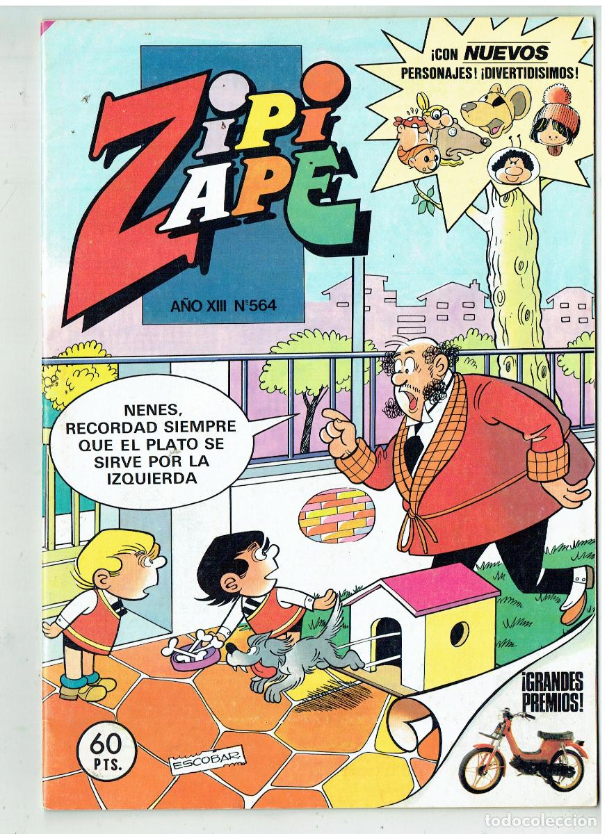 Tebeos: ZIPI Y ZAPE. N&ordm; 564. EL TREMENDO TOBY. POSTER MORTADELO. BRUGUERA, 1984 1981,