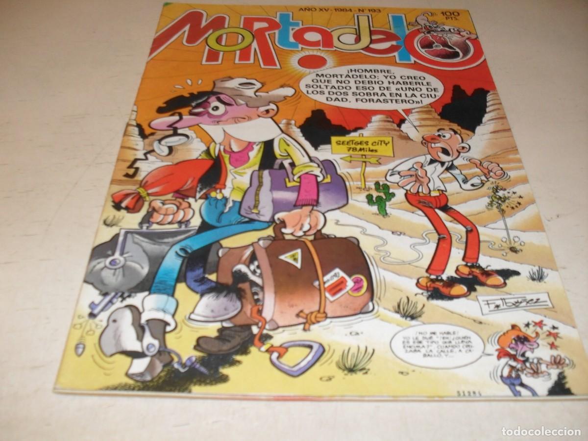 Tebeos: SUPER MORTADELO N&ordm; 193,CON EL BOTONES SACARINO DE INVITADO.BRUGUERA,1972