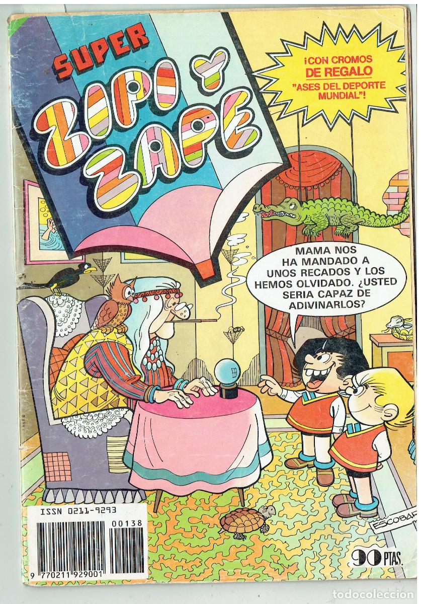 Tebeos: SUPER ZIPI Y ZAPE. N&ordm; 138. AVENTURA: LA LLAMADA DE &Aacute;FRICA. BRUGUERA, 1983. (B/48.1)