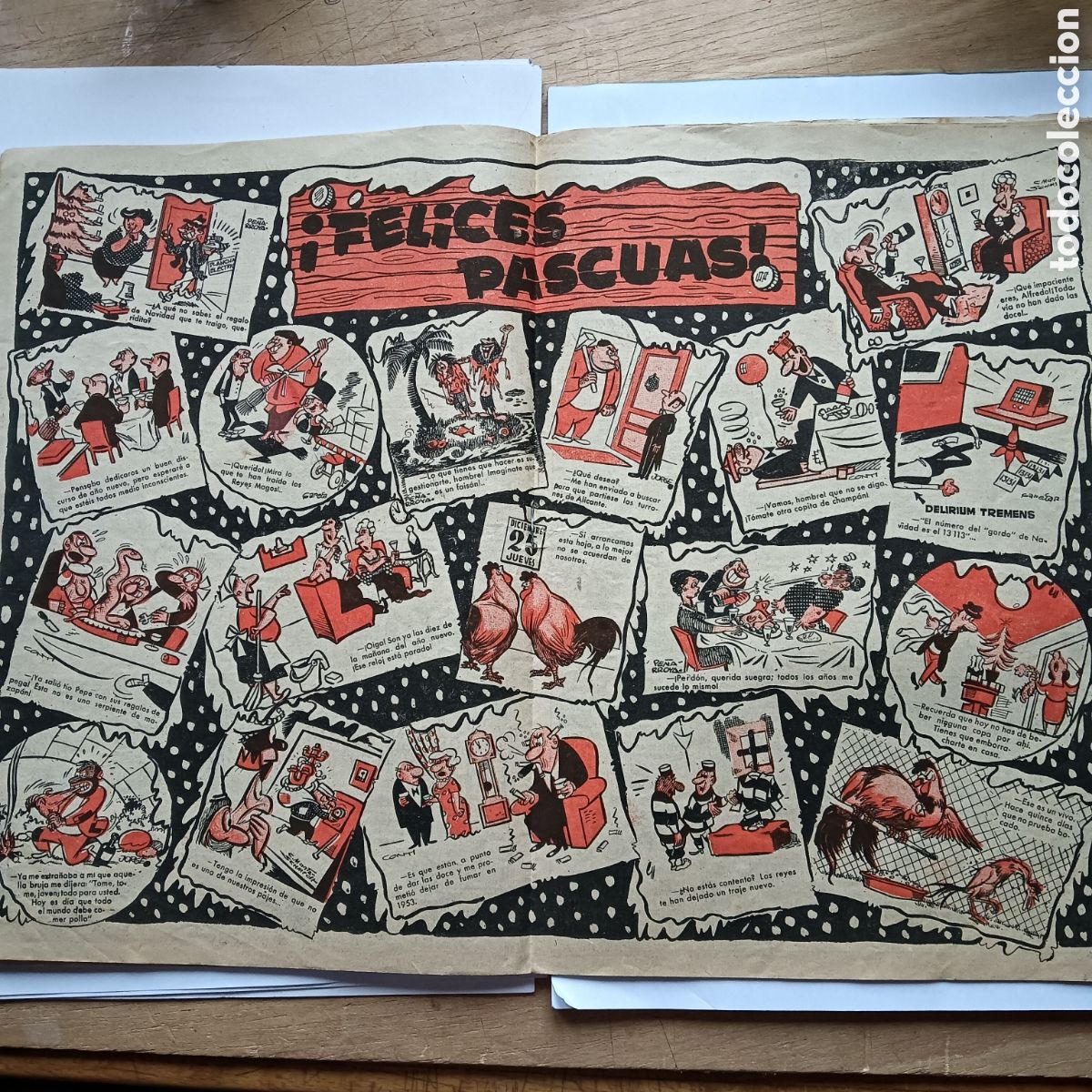 Tebeos: DDT ALMANAQUE 1953 edi.brugera - Foto 3