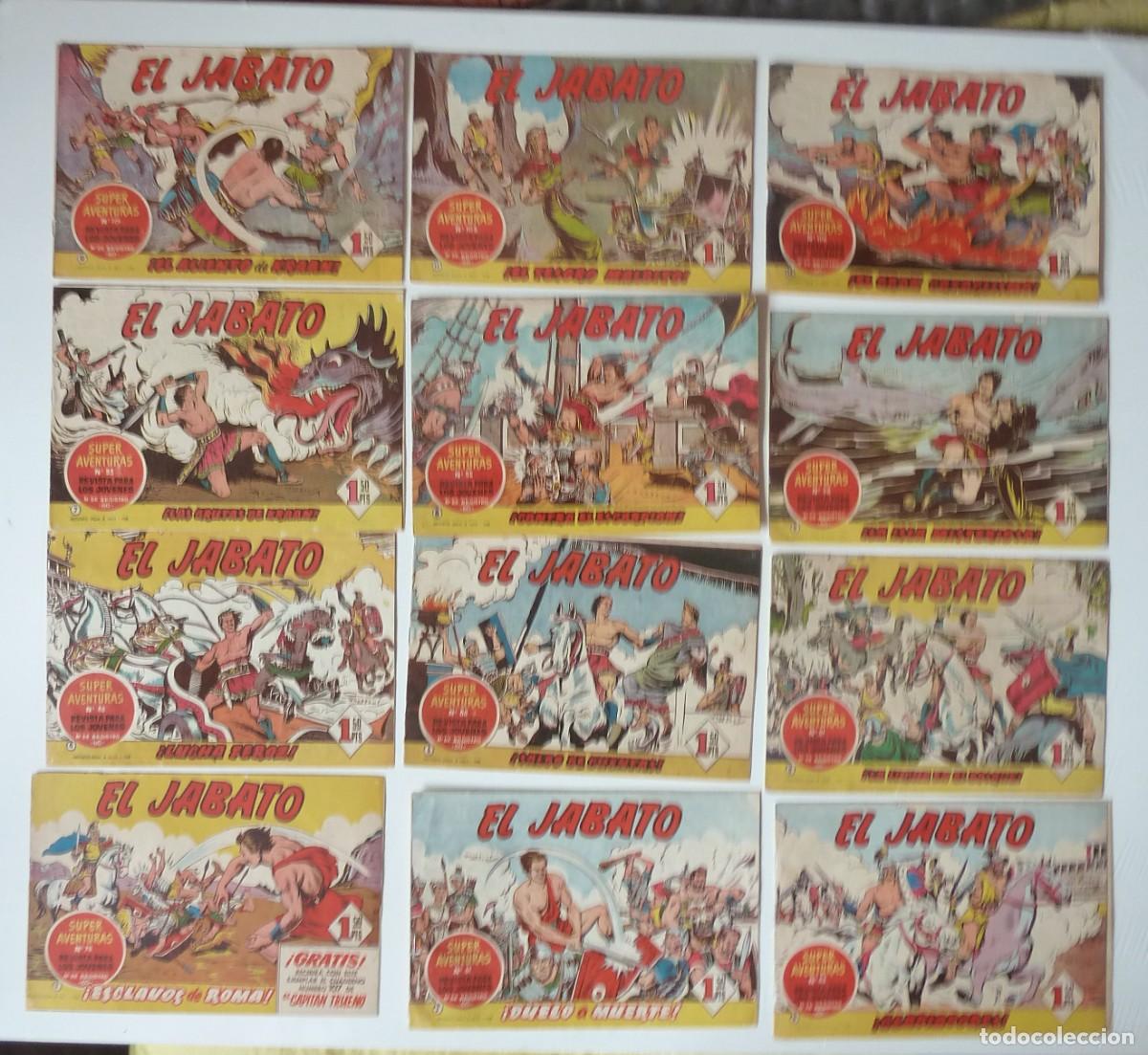 Tebeos: EL JABATO ( BRUGUERA - 1958 ) 381 CUADERNILLOS, ORIGINAL, COMPLETA E IMPECABLE