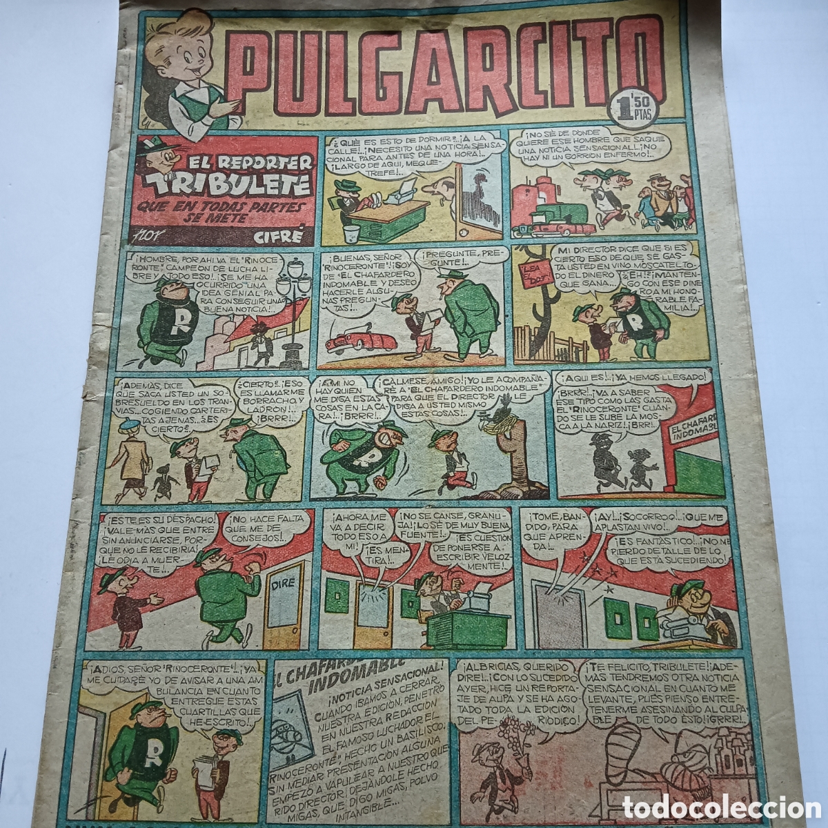 Tebeos: PULGARCITO NUM 1093 EDI.BRUGUERA ORIGINAL