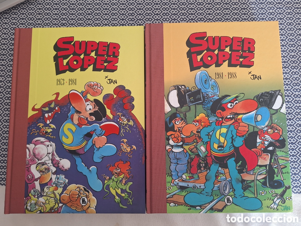 Tebeos: SUPERL&Oacute;PEZ 1 Y 2 EDICI&Oacute;N LIMITADA Y NUMERADA JAN SUPER L&Oacute;PEZ